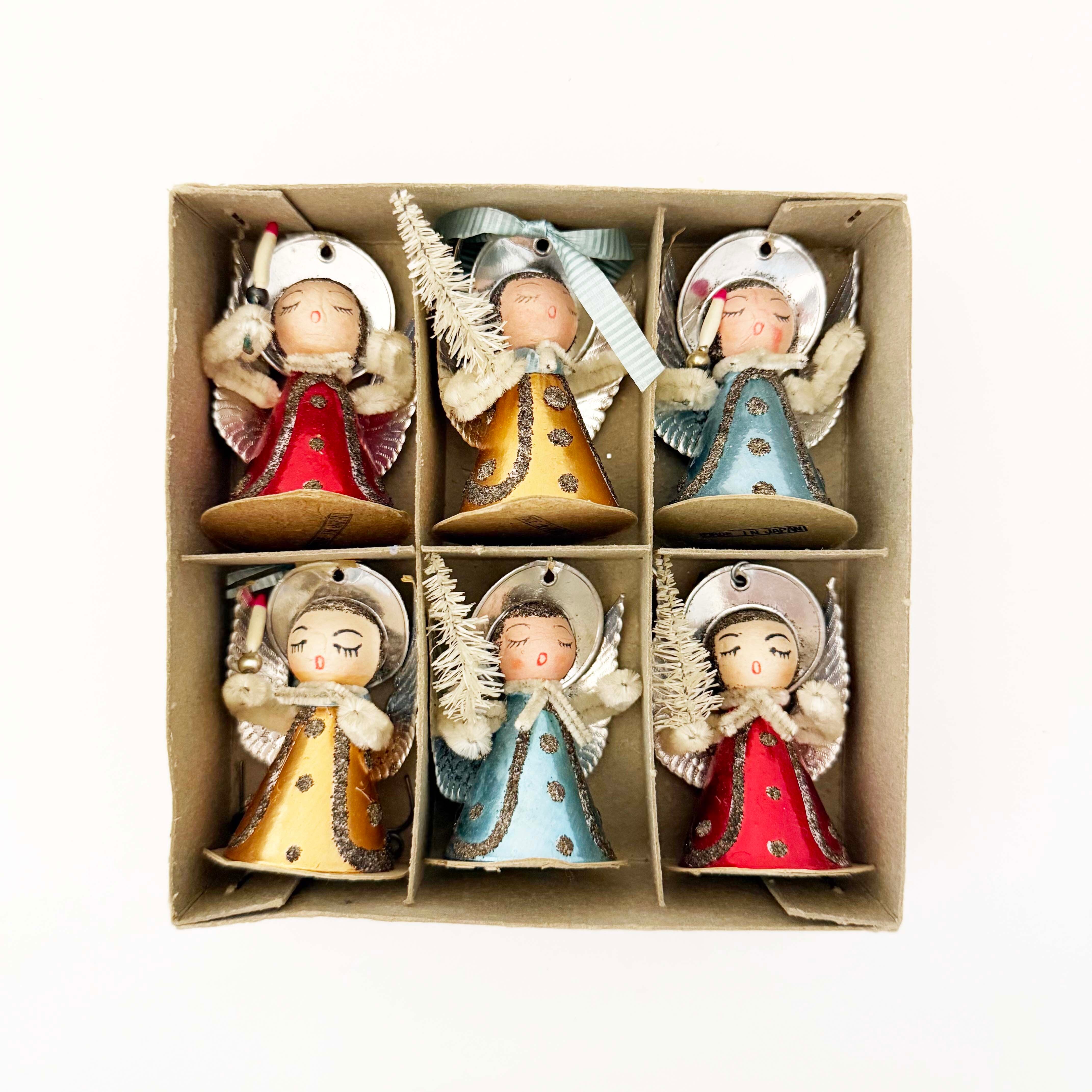 輸出用ヴィンテージ・クリスマスオーナメント（天使セット）