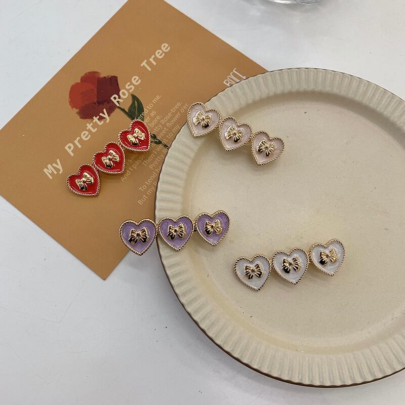 ヴィンテージリボンヘアピン サイドバックアクセサリー ビンテージ ブラック・アイド・ピーズ29710854488