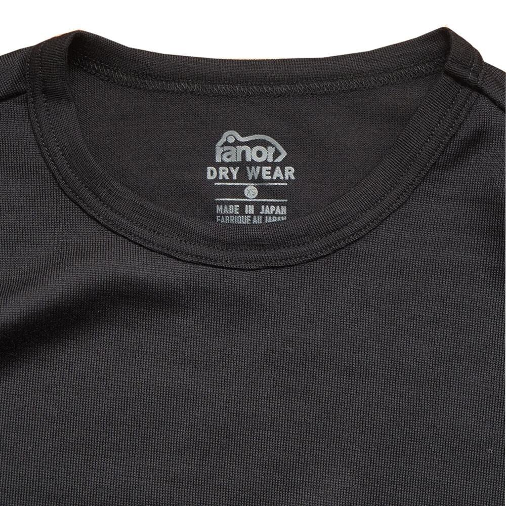 ranor(ラナー) MERINO LONG T-SHIRT BLACK | play field mountain
