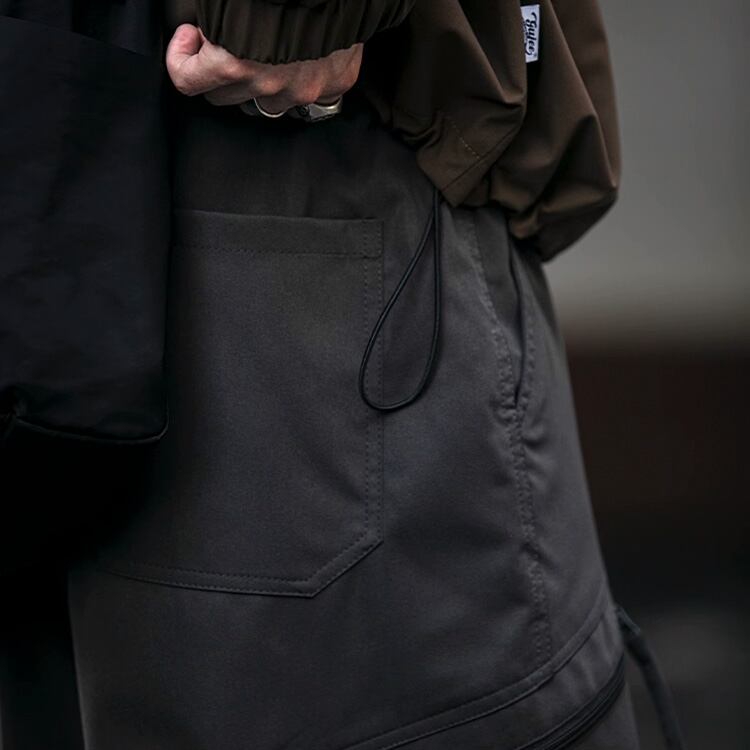 ★SIDE POCKET ZIPPER PARACHUTE SOLDIER PANTS　　　A0753