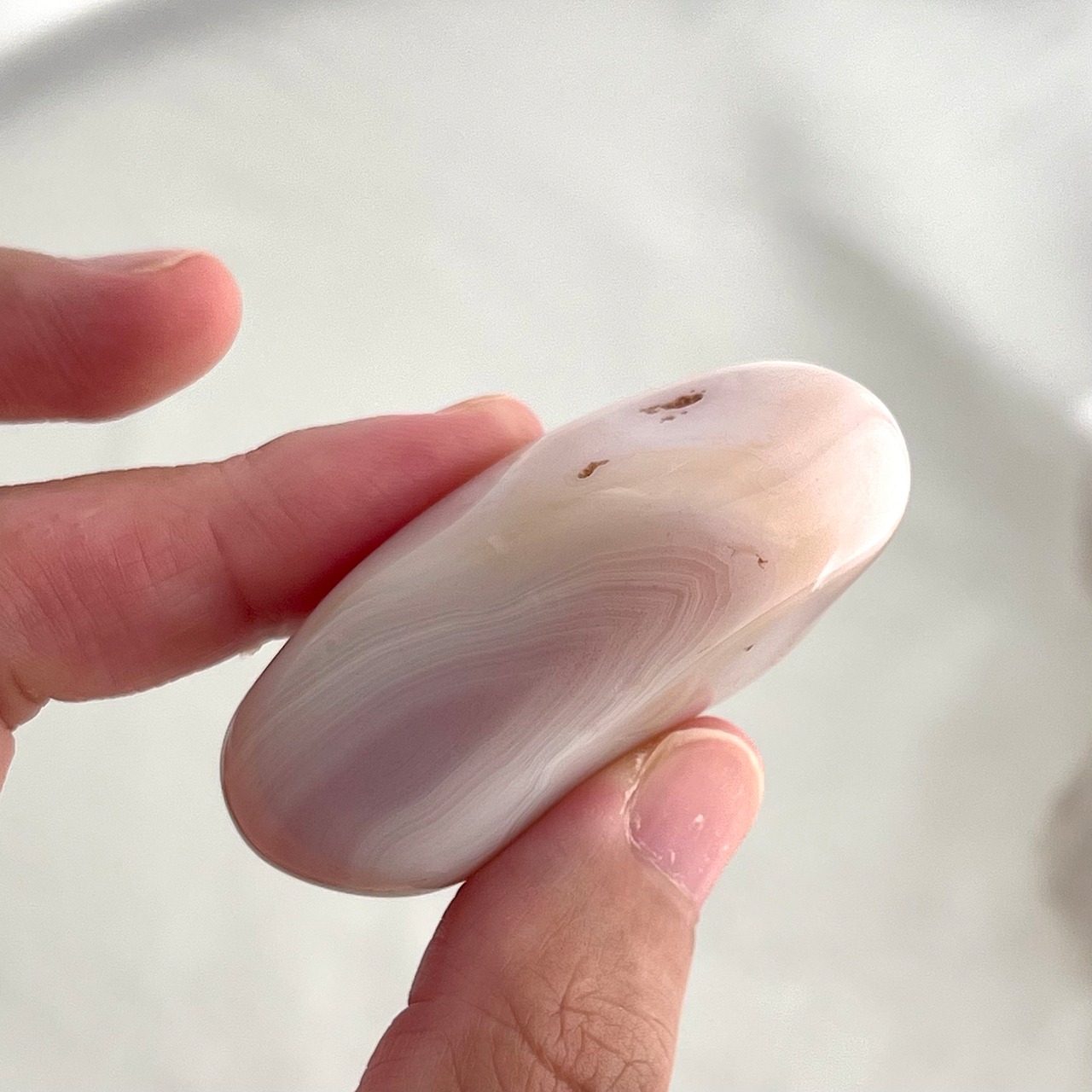 ピンクアゲート*フリーフォーム*250823-02*天然石*置き物*インテリアストーン