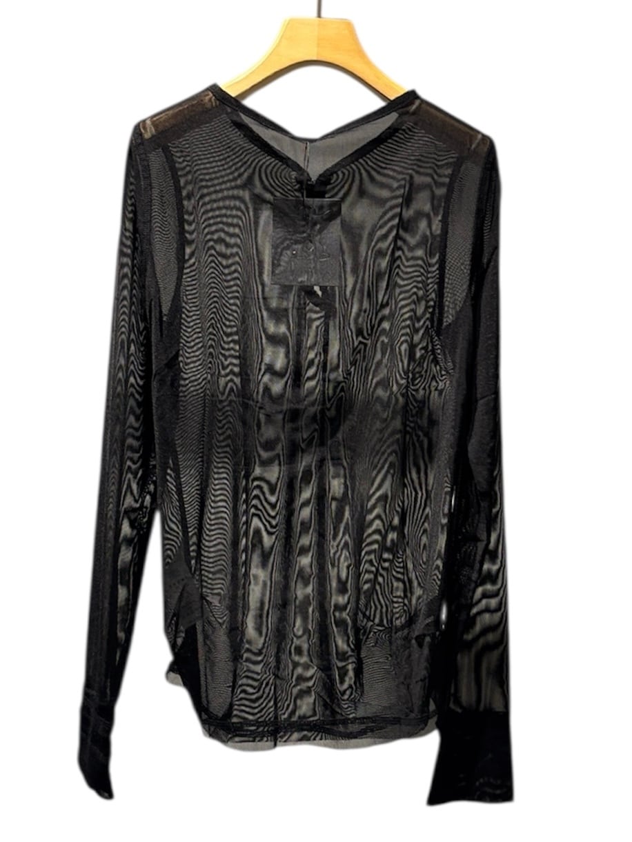 26SS】OPEN YY オープン ワイワイ / MESH HOOK HENLEY LONG SLEEVE