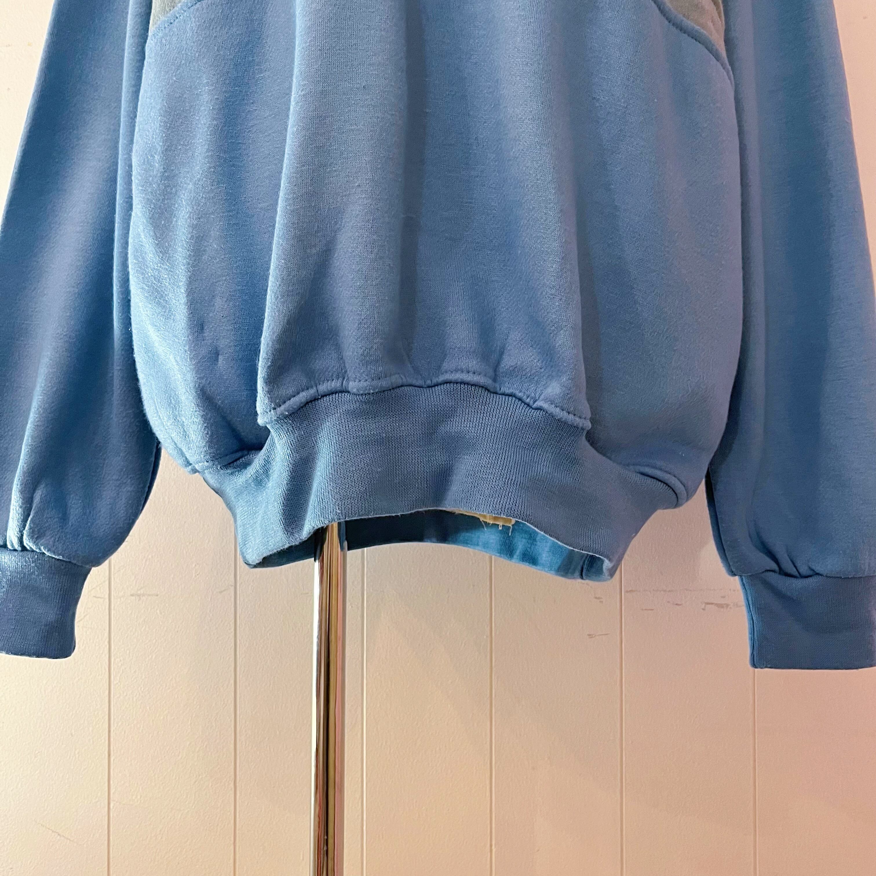 light blue mens polo sweat
