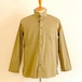 Cotton Gabardine Stand Small Collar 9/S Right Jacket　Beige