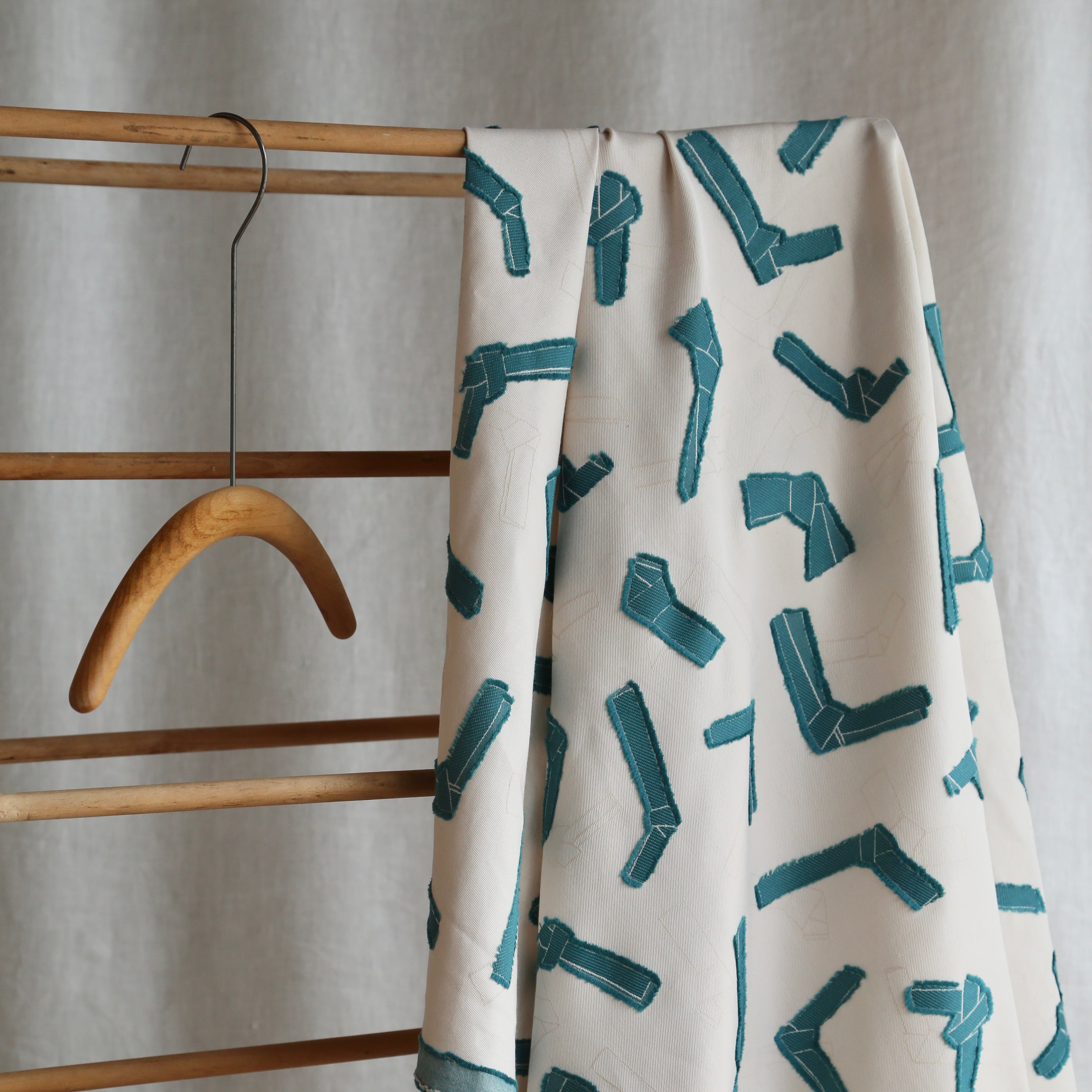 Original Textile 'Knots' Ivory | IBAMOTO HONTEN