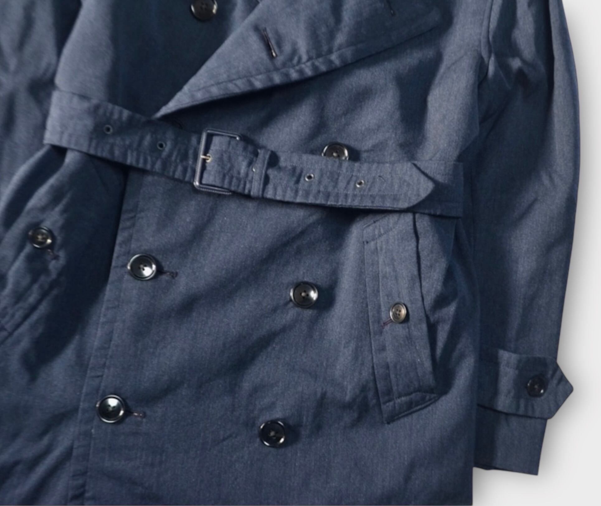 60's Royal Air Force Wool Gabardine Trench Coat | Daily Dress Market