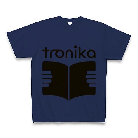 トロニカ　ロゴ　Tシャツ（ジャパンブルー） - 画像1