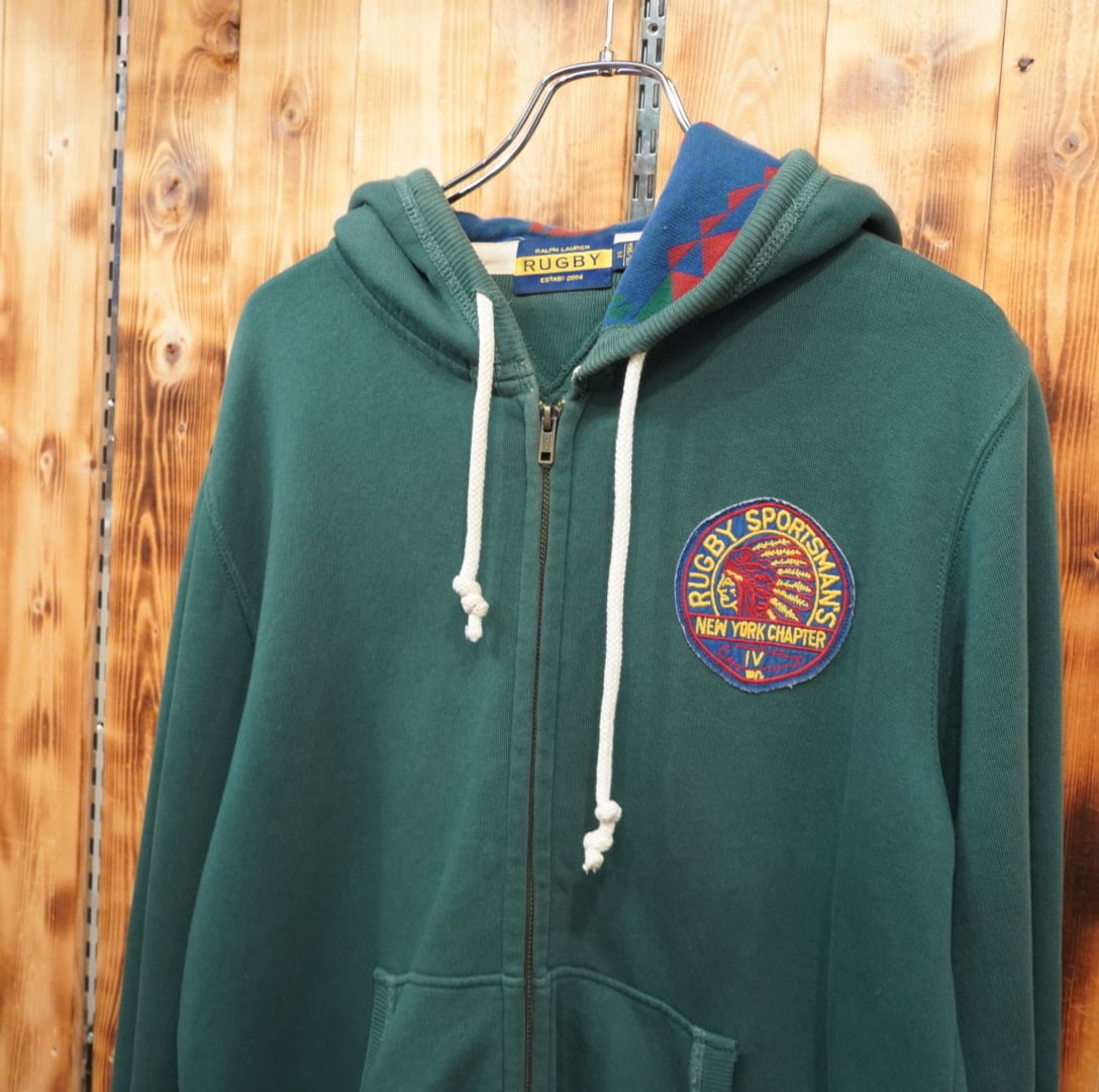 rugby ralphlauren ジップパーカー スウェット M/ラグビー ラルフ