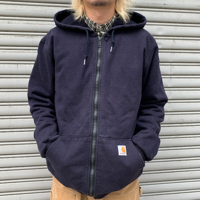 carhartt カーハート ジップパーカー レギュラーフィット ネイビー M