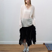 Cascade Chiffon Frill Skirt F0581
