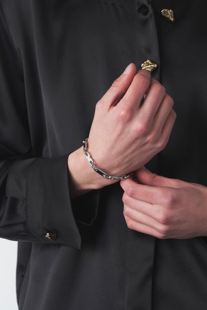 316L horseshoe link bracelet #b138