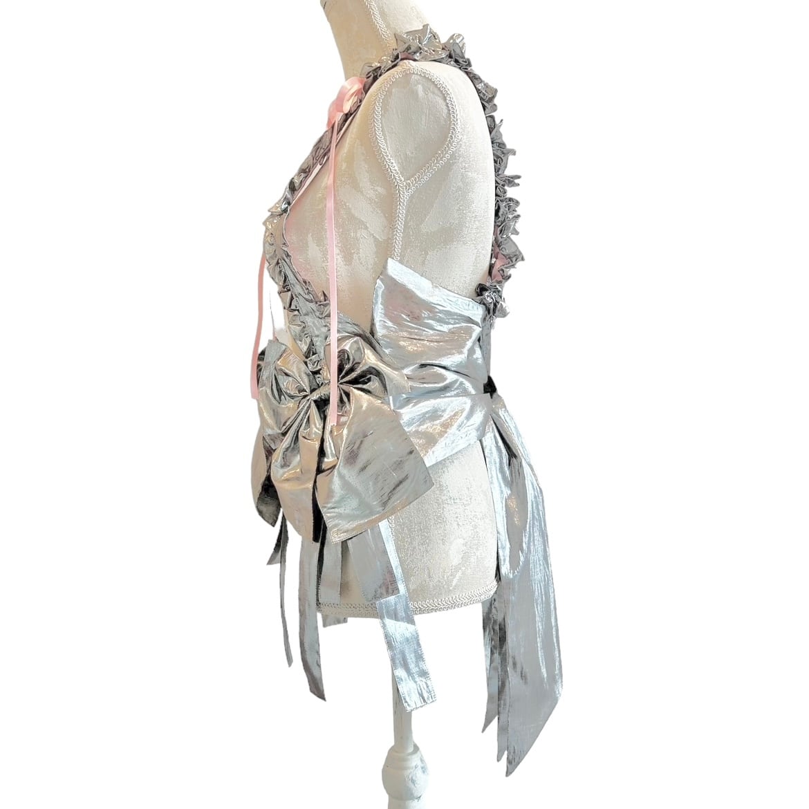 リボンギャザーハーネス SILVER | HEIHEI