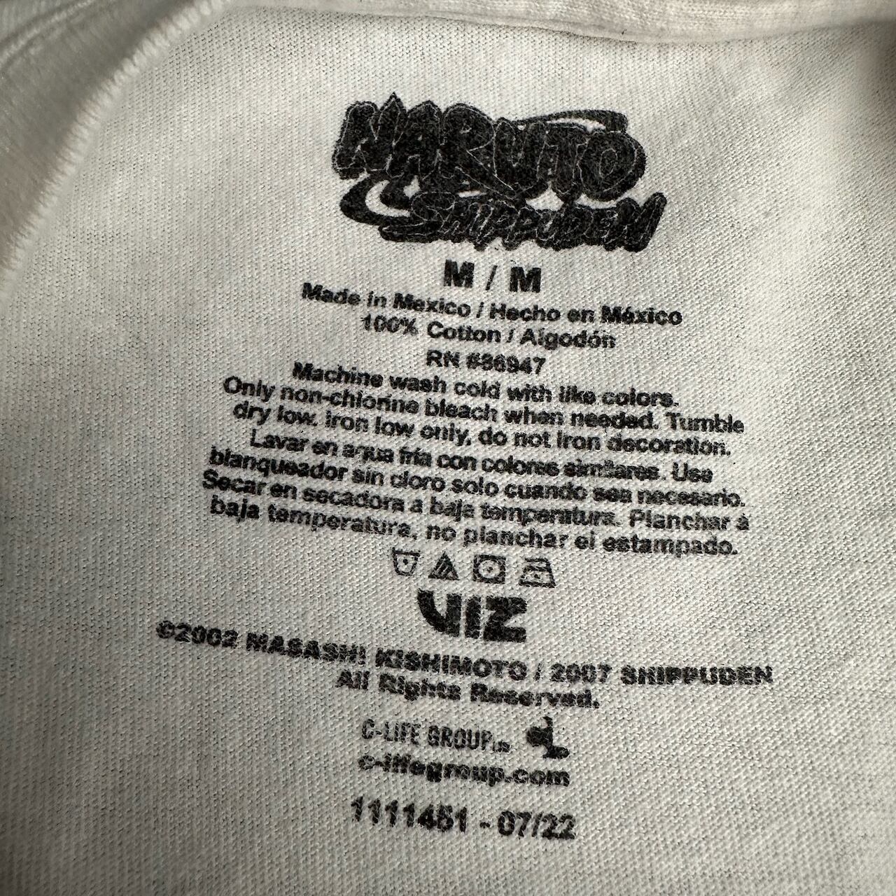 NARUTO 一楽ラーメン アニメTシャツ 白 | RUFFY