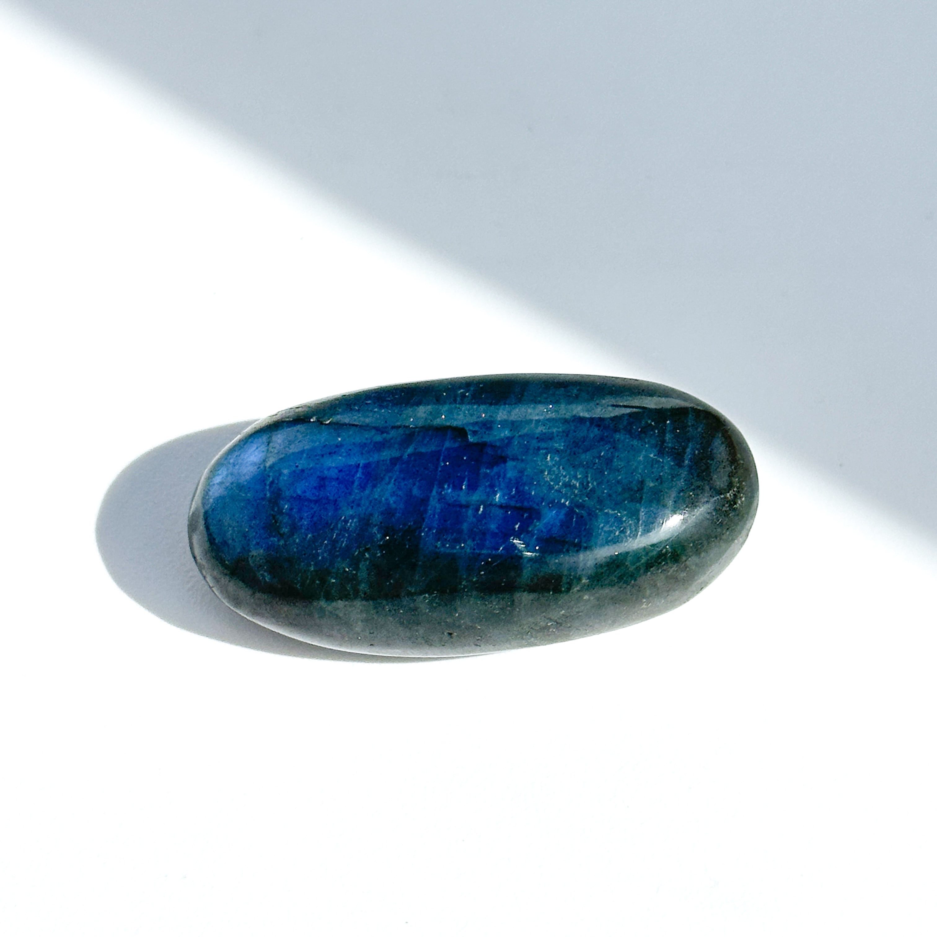 ラブラドライト パームストーン 32◇ Labradorite ◇天然石・鉱物