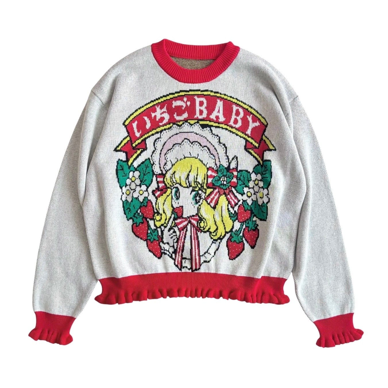 いちごBABYニット