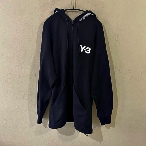 Y-3 ワイスリー M CH1 FULL-ZIP HOODIE ジップパーカーブラック HG6072