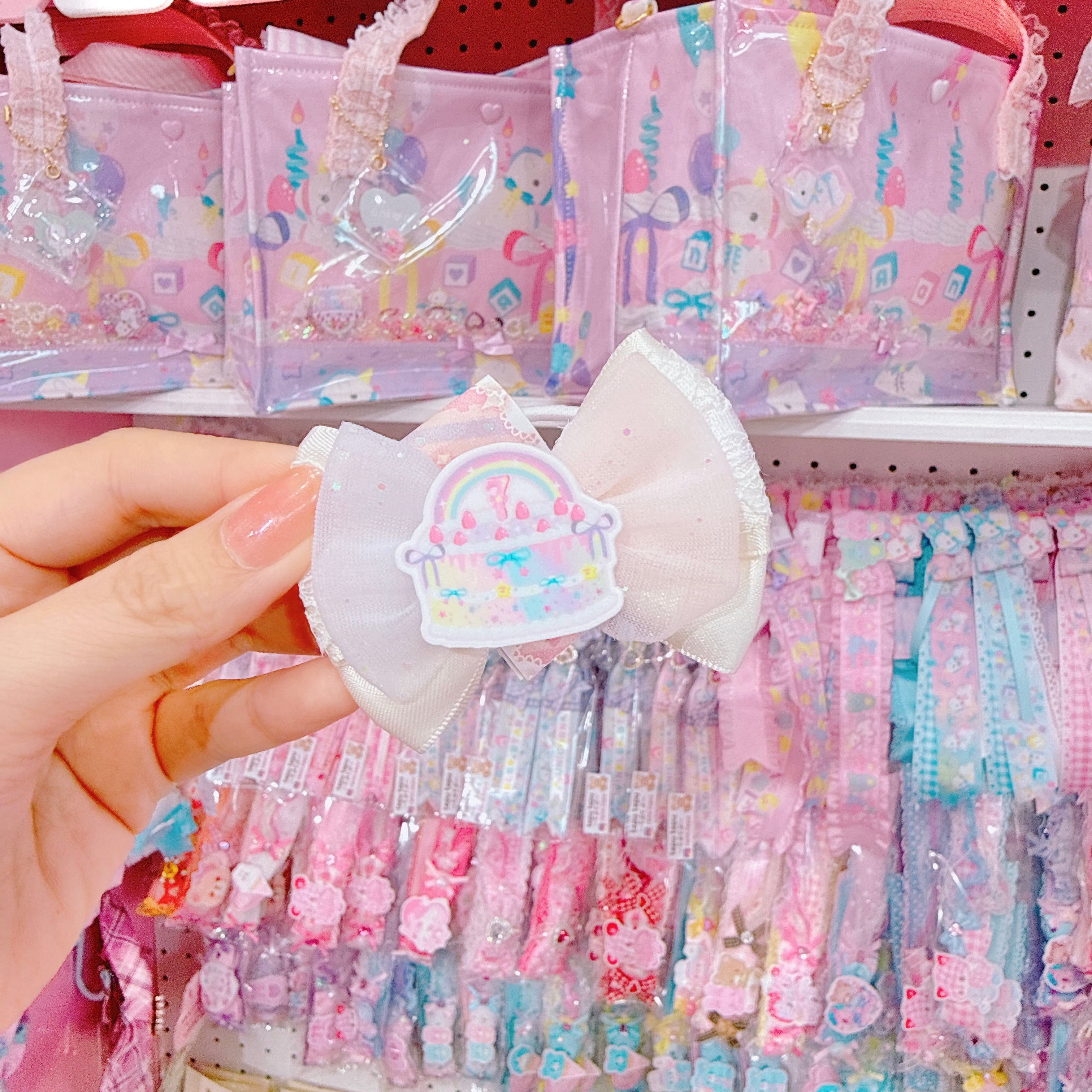 【C5】85-20パーツ付きヘアゴム