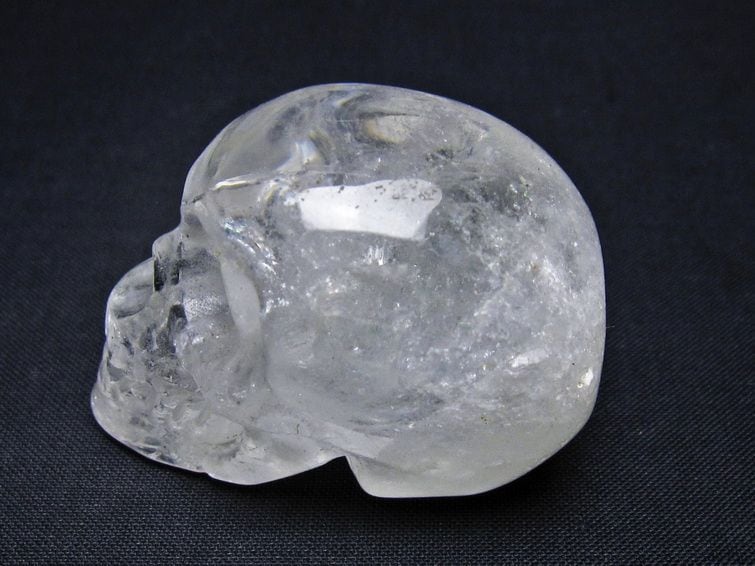 水晶 置物 ドクロ スカル 一点物 145-1882 | 天然石・パワーストーンの