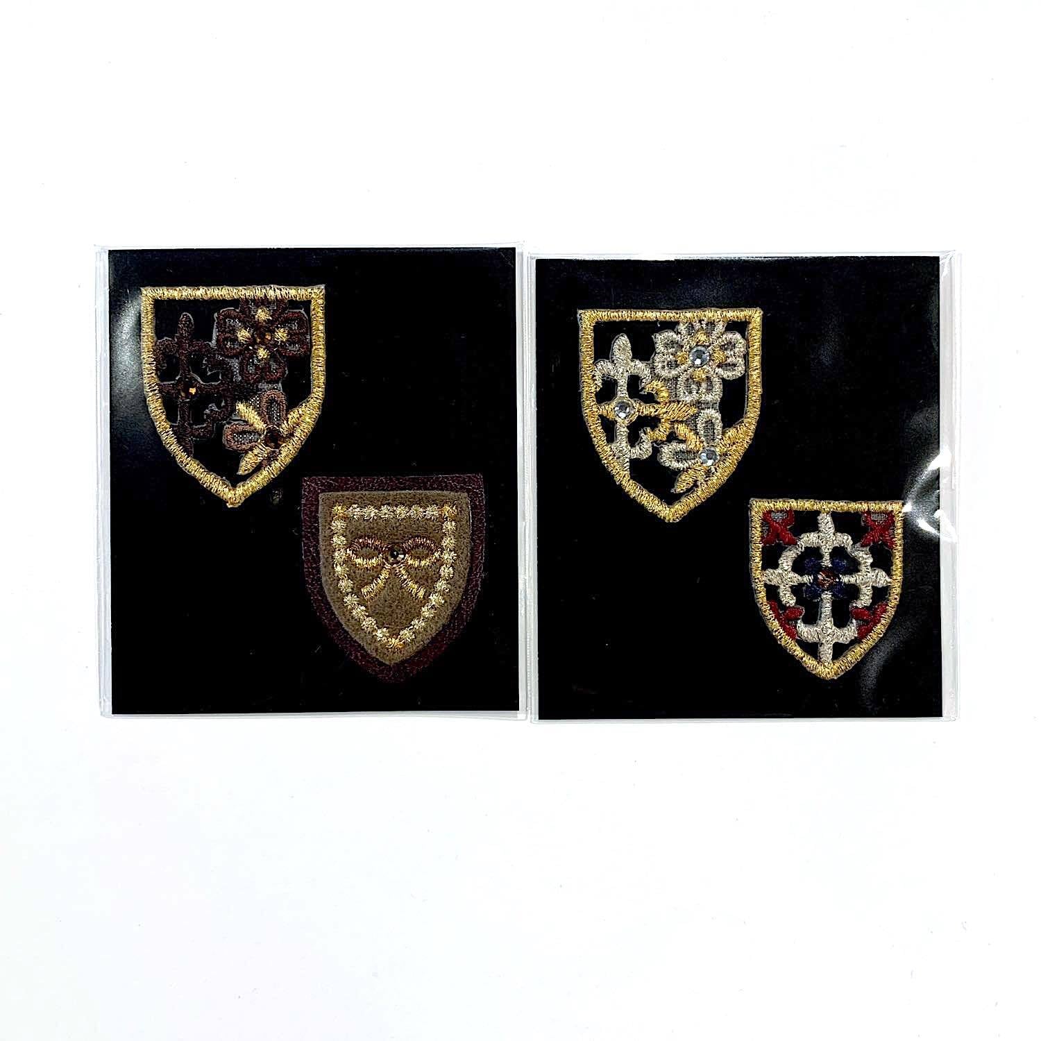 最終入荷〉お花×クロス模様入り大小ワッペンセット | Dua-アクセサリー