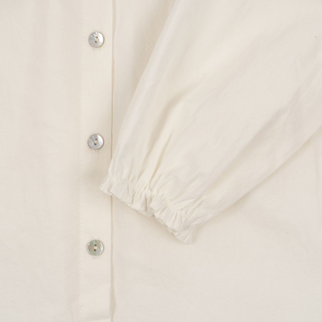 Rilo Collar Shirt [ OPTIC WHITE ] / konges sloejd    [コンゲススロイド ブラウス 子供服 ]