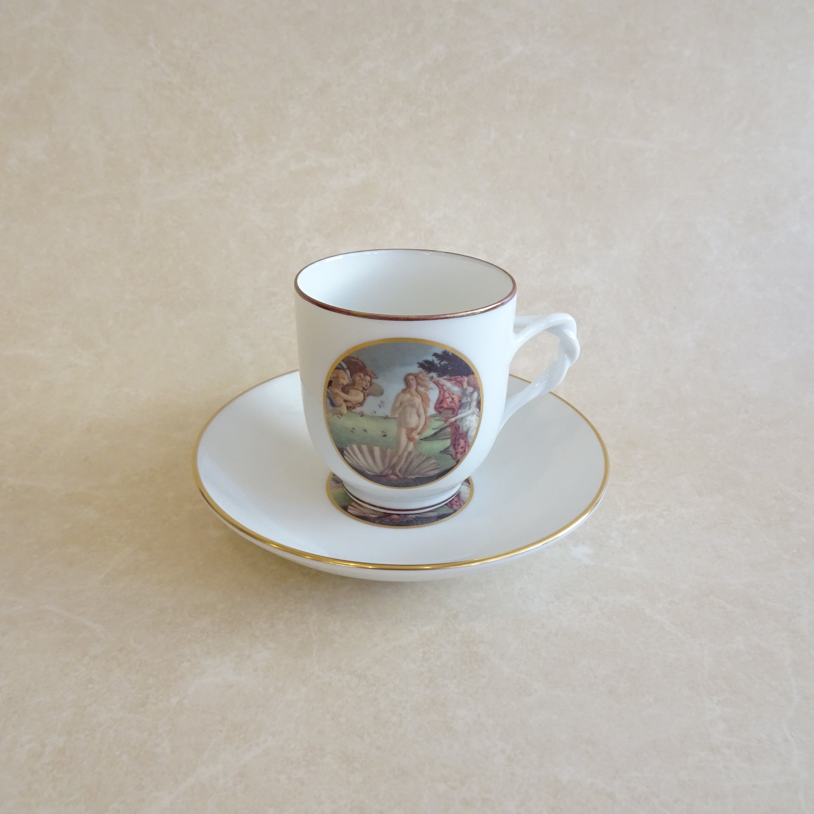 リチャード・ジノリ ヴィーナスの誕生 カップ&ソーサー | 純喫茶家具の