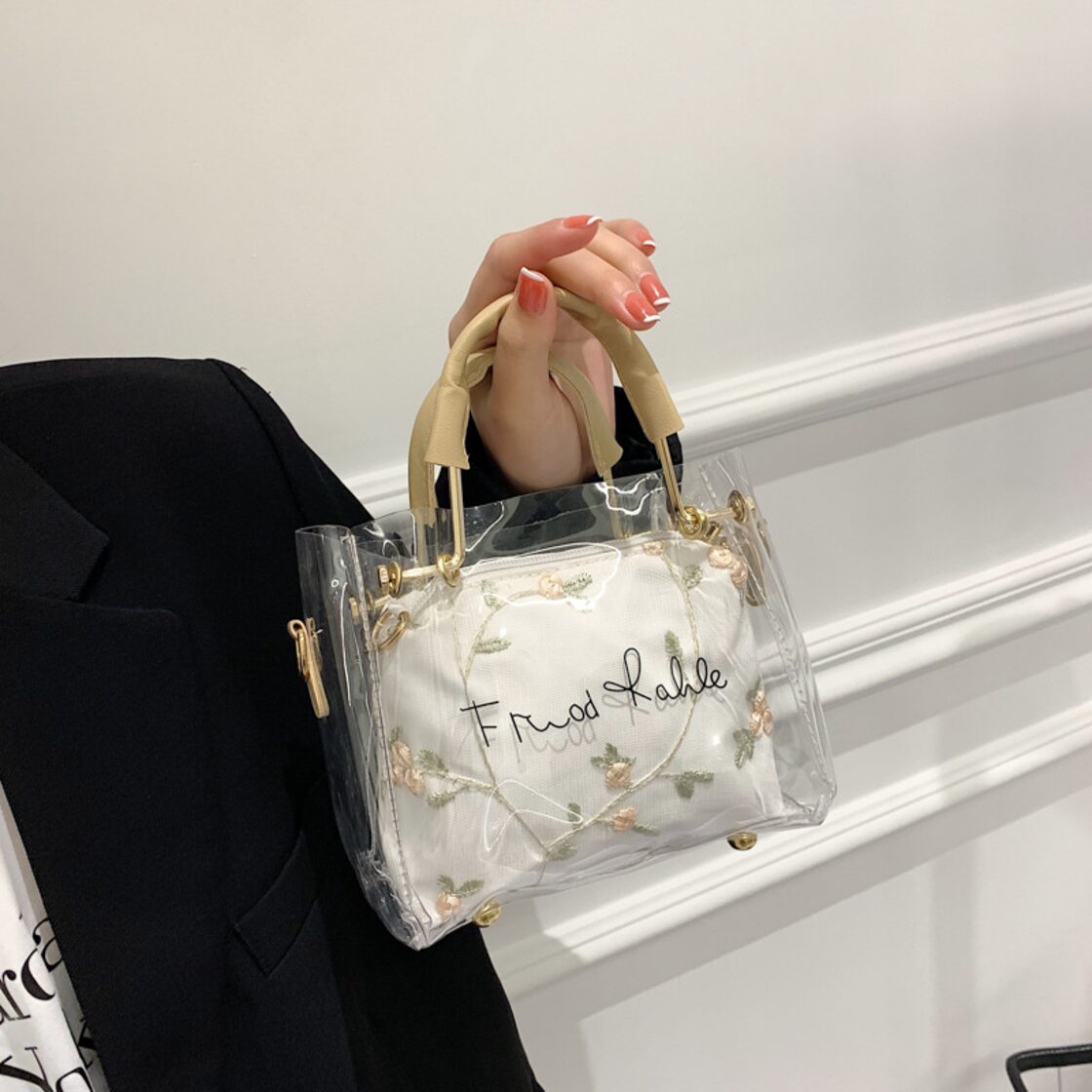 りぼんさま☆美品☆イルビゾンテ☆クロコ ショルダーバッグ バッグ 美 
