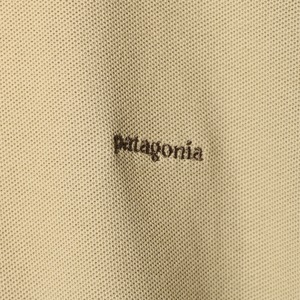 美品 XL 03年 鶯色 Men’s Polo Shirt Patagonia 鹿の子 ポロシャツ パタゴニア
