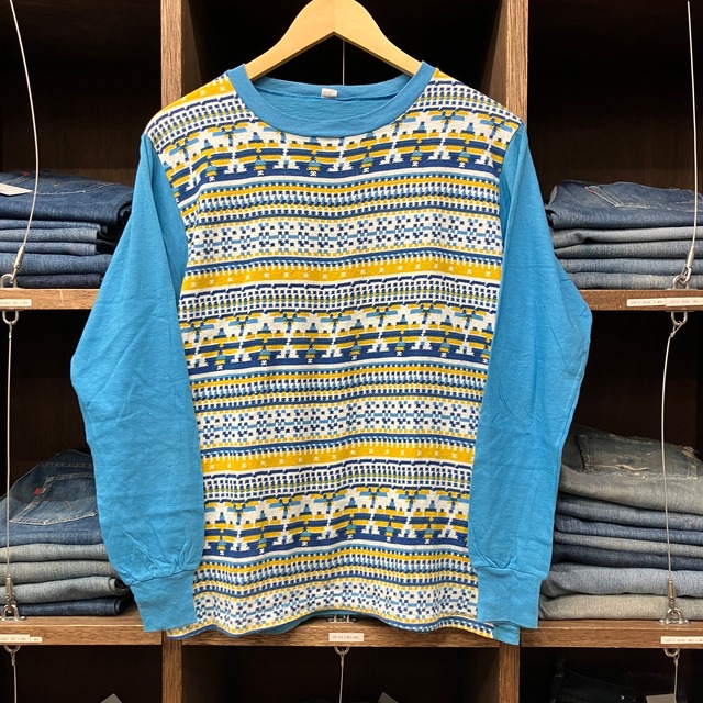 1970'S CANTER'S JACQUARD BORDER T-SHIRT
