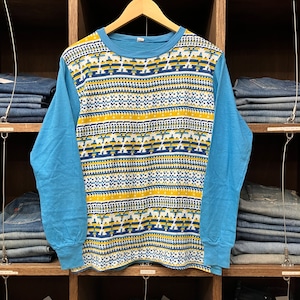 1970'S CANTER'S JACQUARD BORDER T-SHIRT