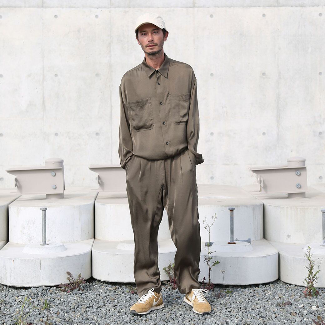 QUOLT】ラスト１枚！！ SILKY SHIRTS (12059) | voice clothing store