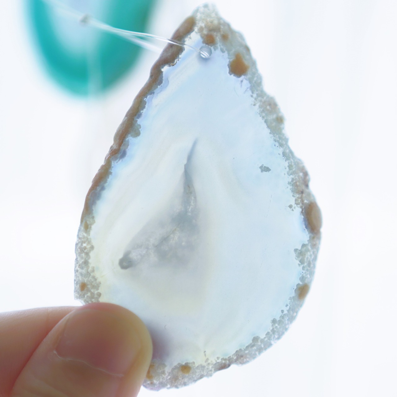 Clear Drops - アゲートヒーリングチャイム / Agate Sun Catcher Wind Chime 131