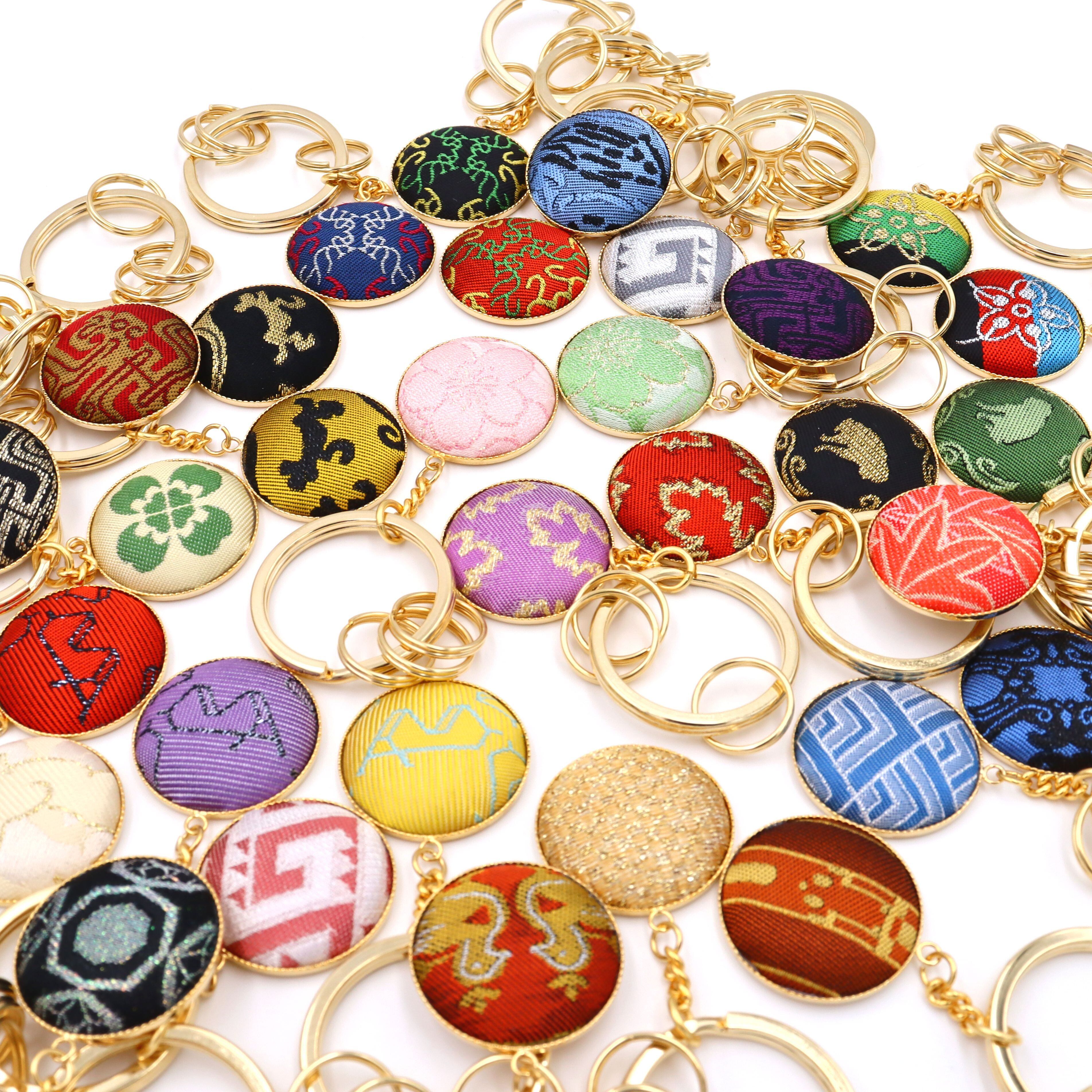 キーホルダー 牛の柄 干支 丑年 錦織 | 光峯錦織 kohoshop