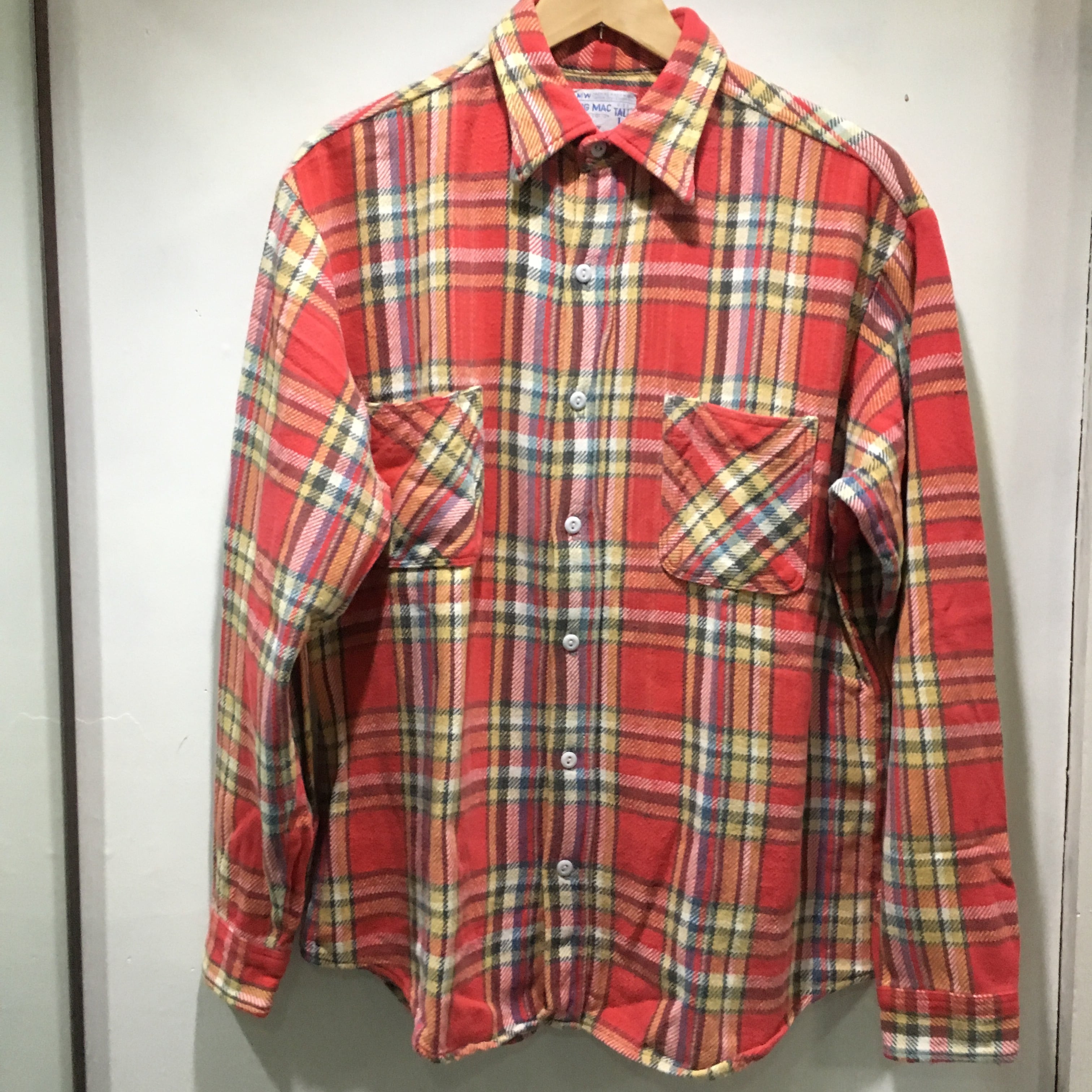 VINTAGE 70's BIGMAC FLANNEL SHIRT  (beady clothing)