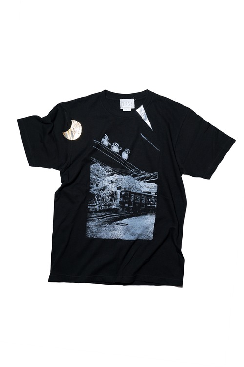 NO.1062　江ノ電の通るTシャツ【神奈川】【Lサイズ】