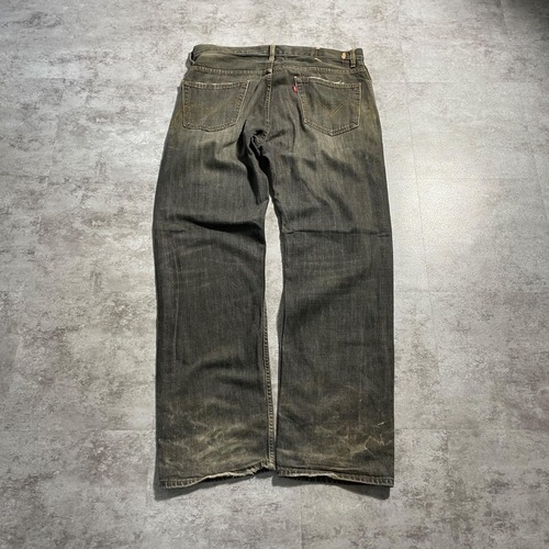 【W34 L34】 usa levi's 先染ブラック リーバイス 559 詳細写真2
