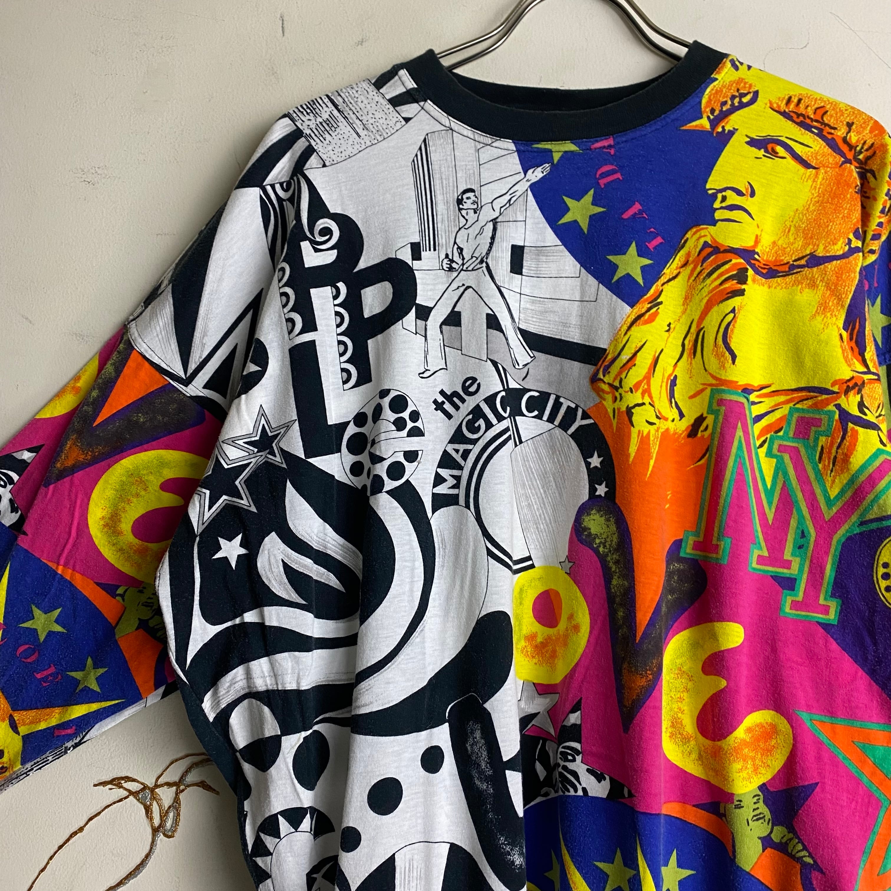 vintage VERSACE JEANS COUTURE print long sleeves tee | NOIR ONLINE