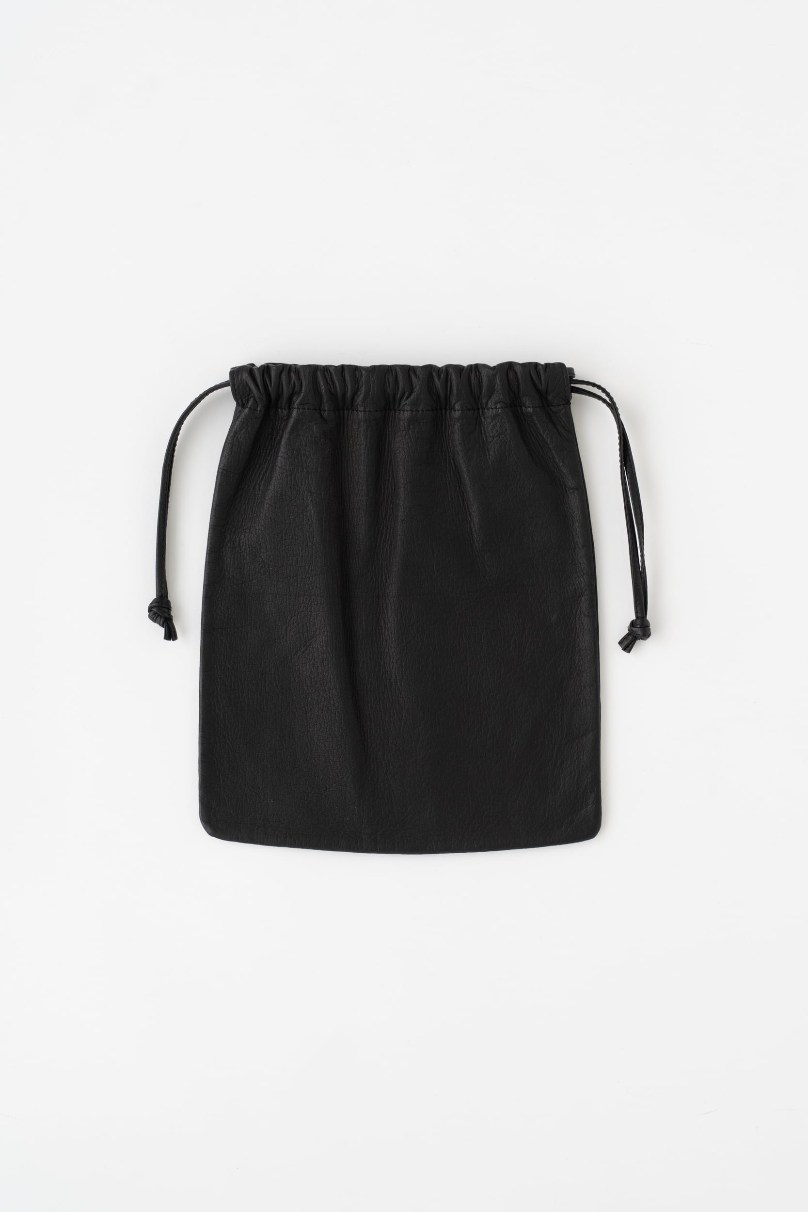 バッグ / Aeta / DA76 Double Faced DRAWSTRING POUCH L / Black | Y