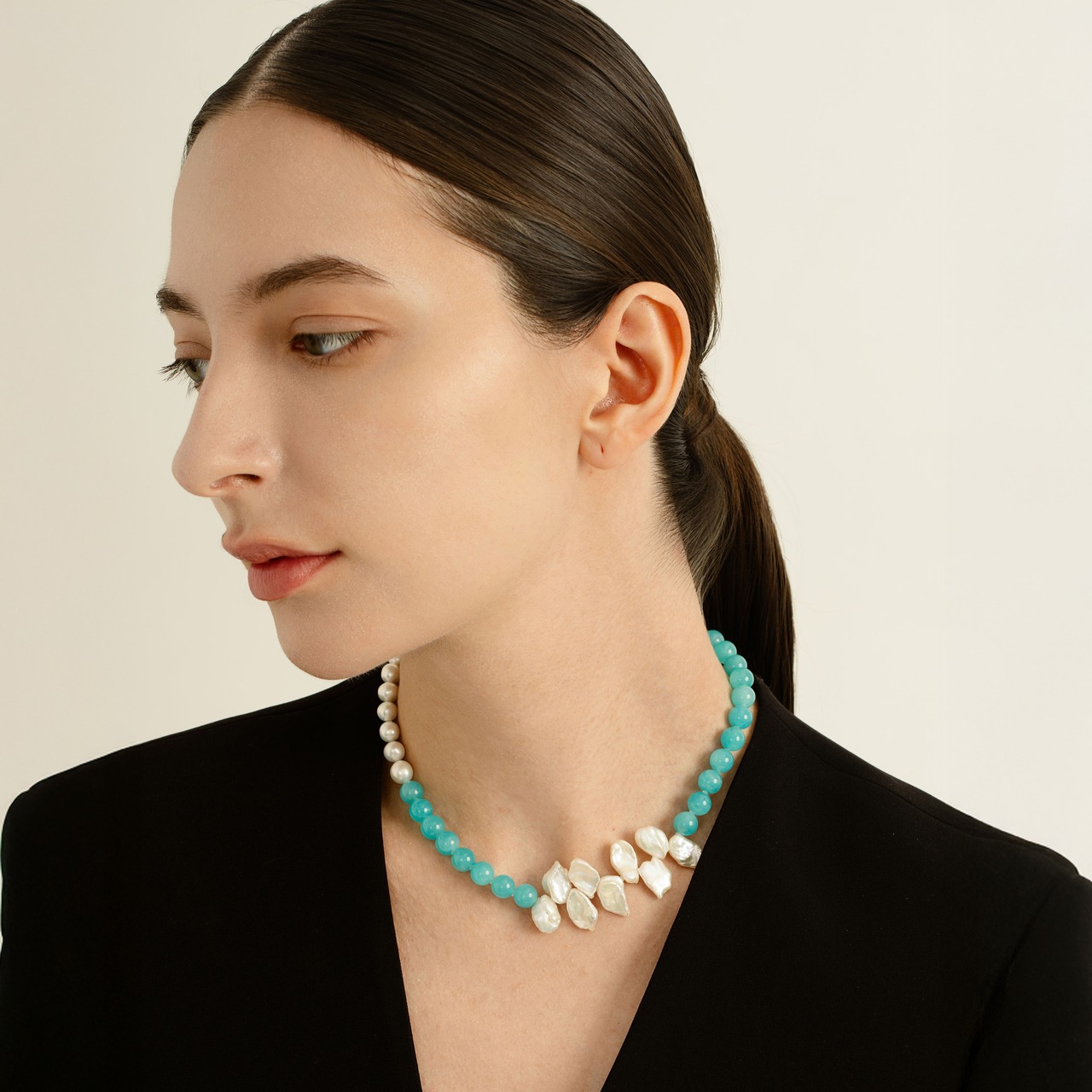 Necklace SMN9 アマゾナイトネックレス