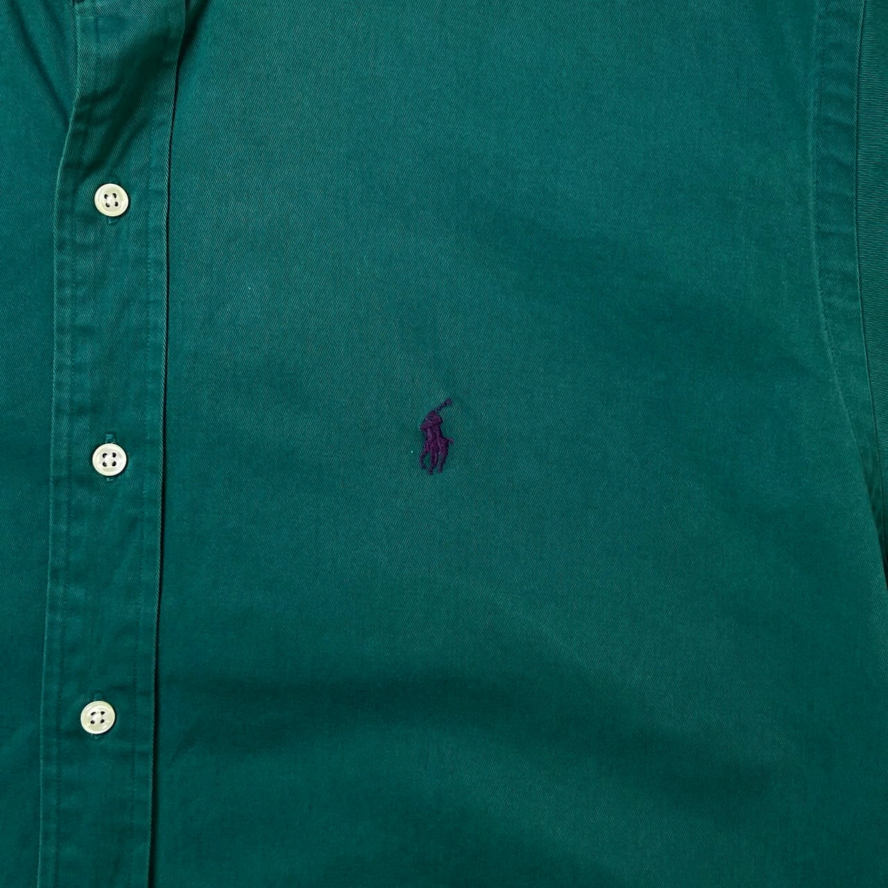 90年代 Ralph Lauren ラルフローレン BLAKE 半袖バンドカラーシャツ