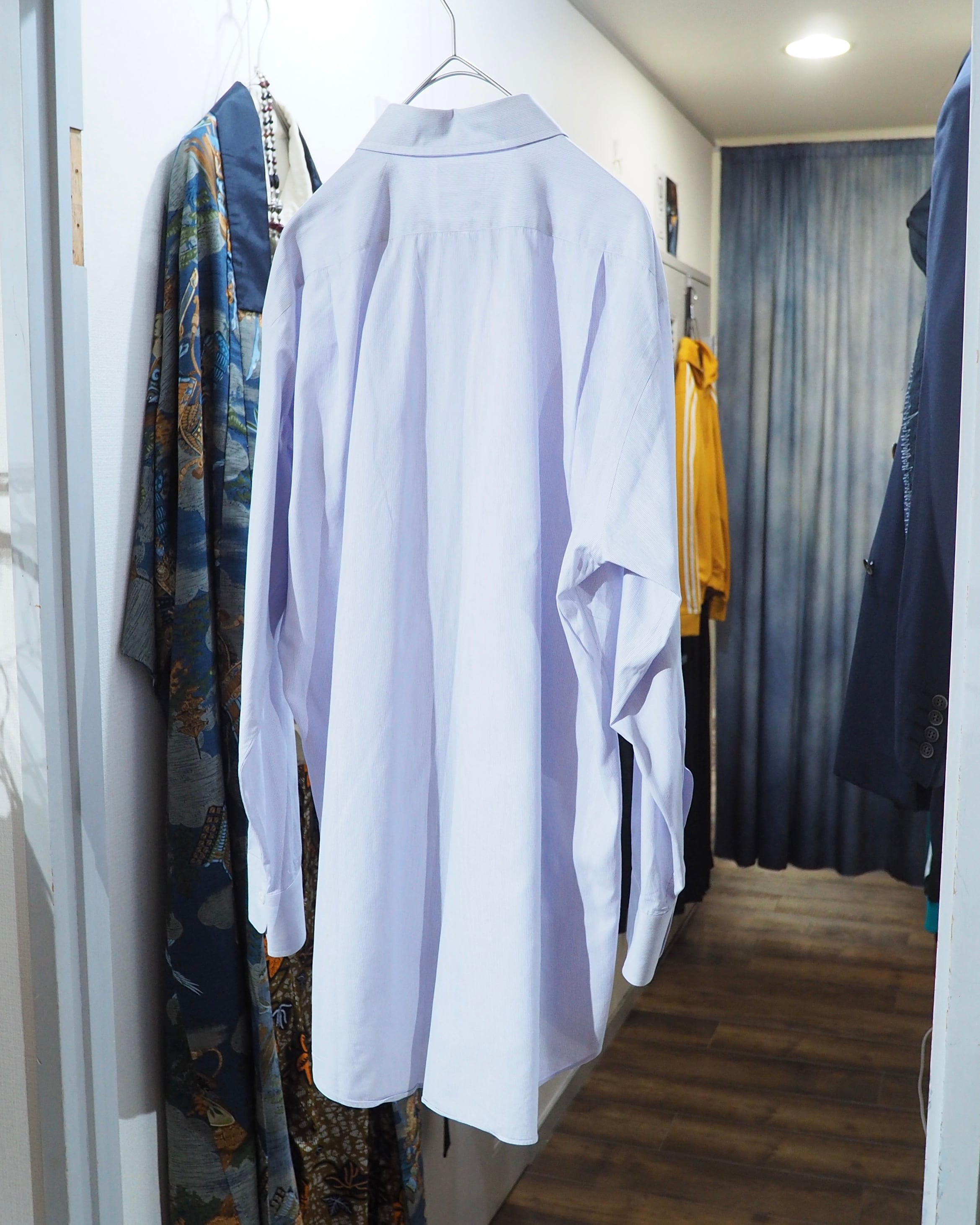 " LANVIN CLASSIQUE " Beautiful Lavender Purple color vintage Dress shirt