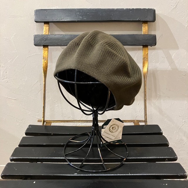 COTTON KNIT BERET