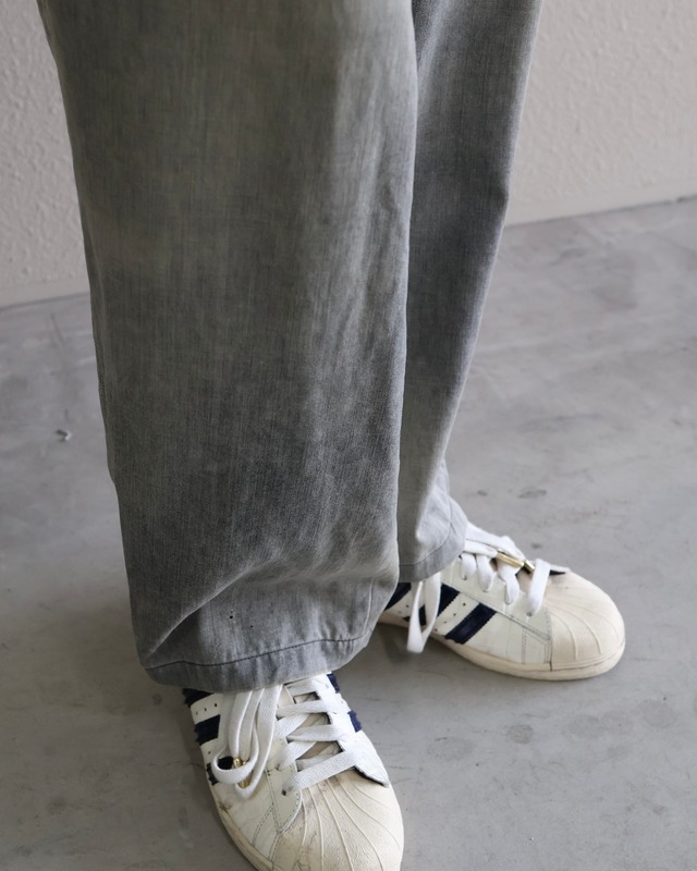 【Y's】elastic waist wide slacks