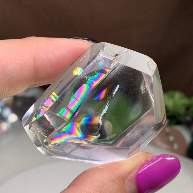 (訳)3.透明度抜群☆ファンシーシェイプ☆アイリスクォーツ