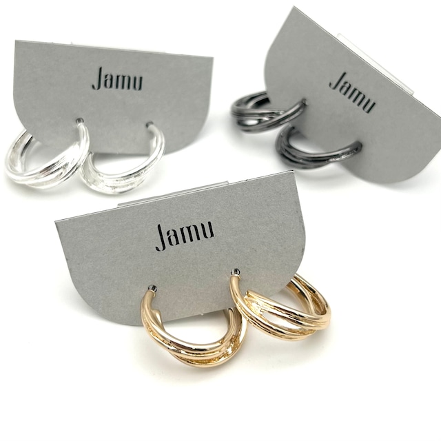 Jamu ピアス:ツインカール Jamu ピアス:ツインカール
