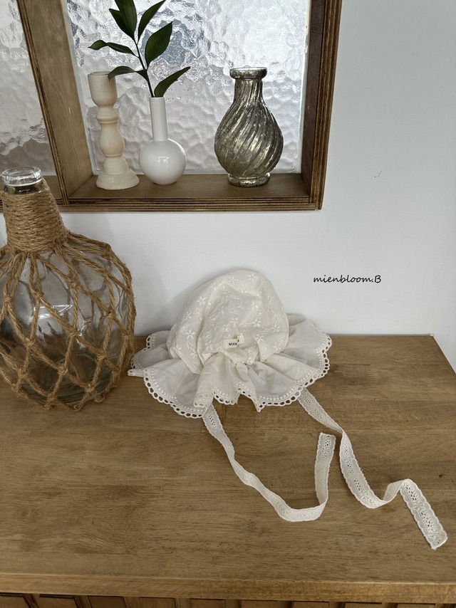 【即納】mienbloom.b/Star lace hat