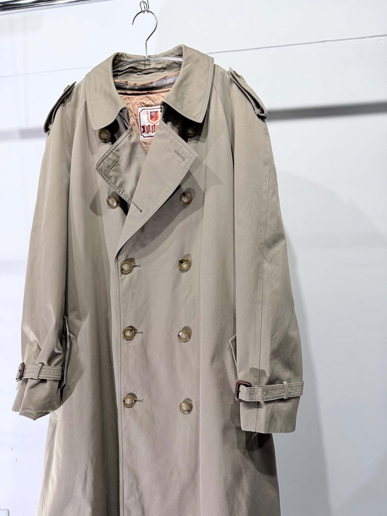 【42 LONG】Vintage BARACUTA / ライナー脱着仕様 Long Trench Coat / 20251336