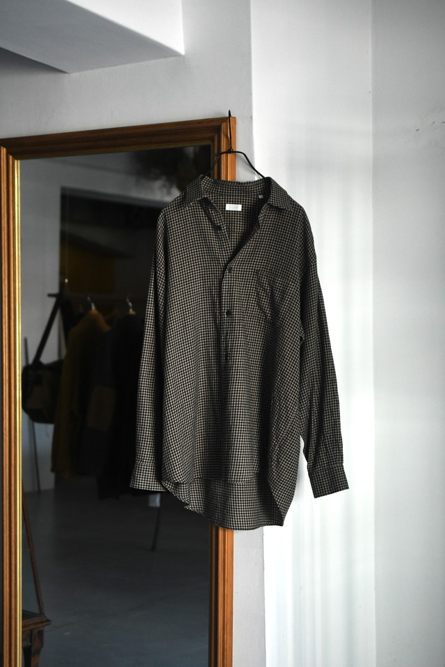 BAUTH / COTTON WOOL MILITARY BLOUSON (BLACK)