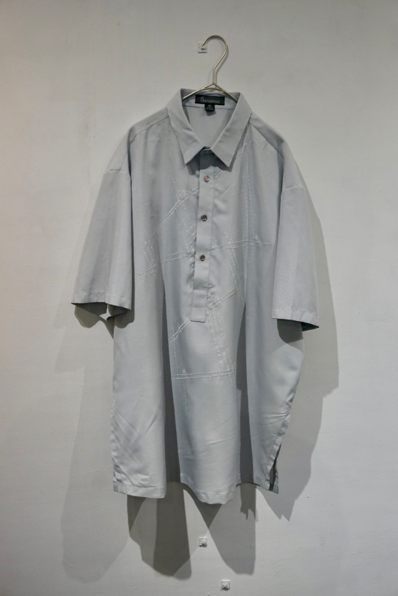 polyester pullover s/s shirt