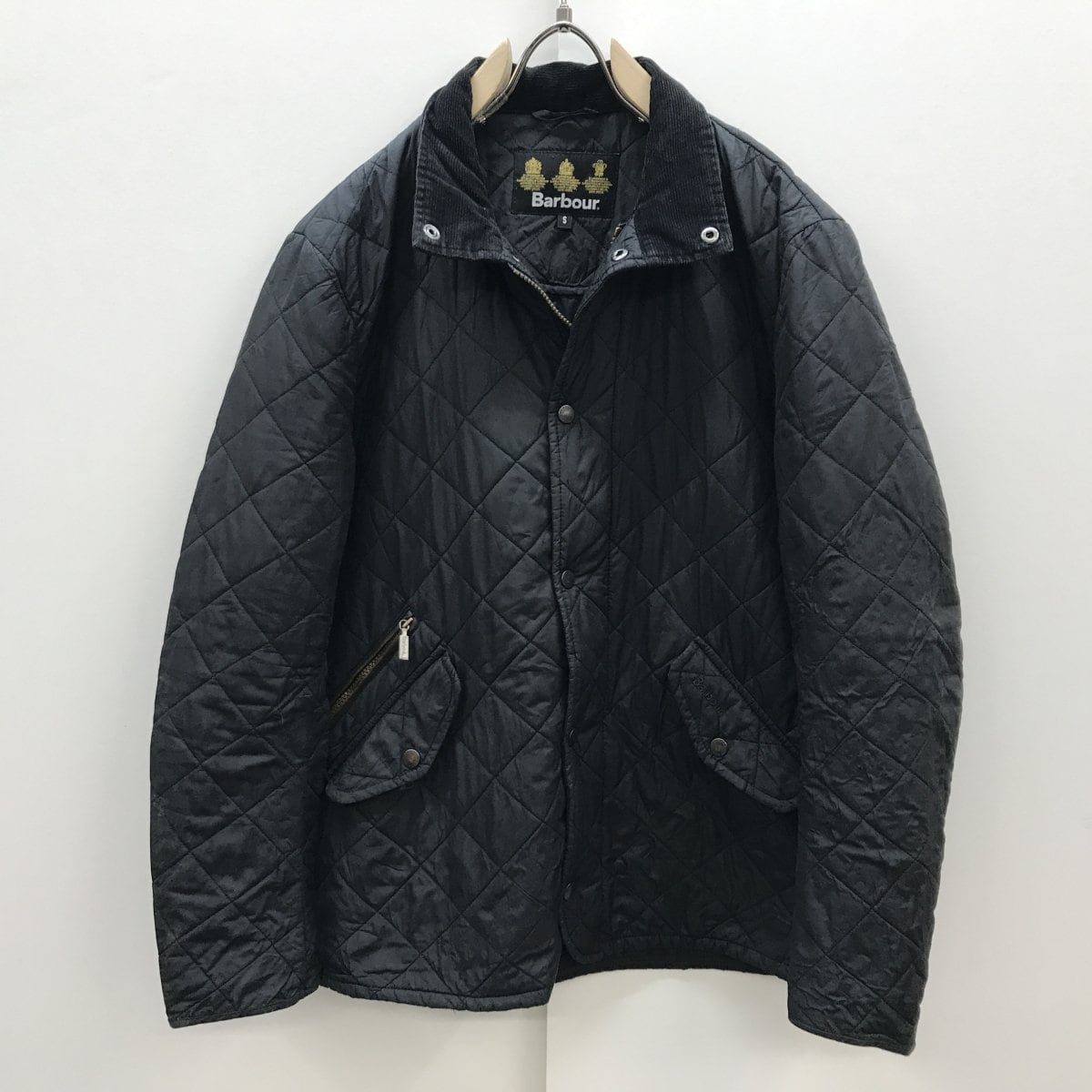 BARBOUR バブアー 3ワラント エルボーパッチ キルティング ジャケット