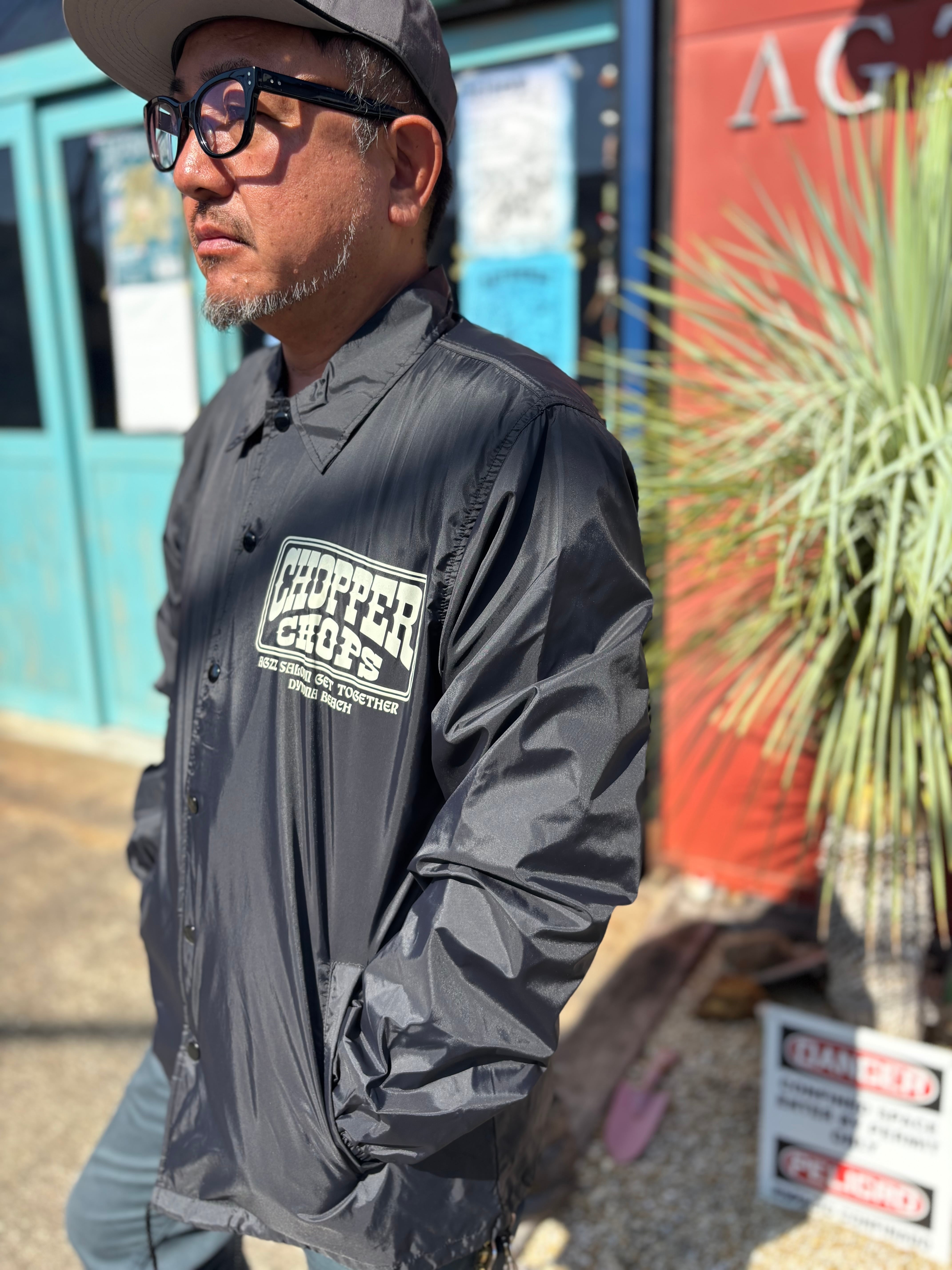 Agzz.Inc】Chopper Chops コーチジャケット ブラック | AGZZ.inc